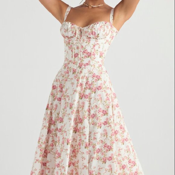 Commense Rosebud Floral Midi Sundress (Fits 10/12) - Picture 5 of 8